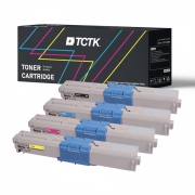 Toner compatibleWith Toners Multipack (4) Toners CMYK (Cyan/Magenta/Yellow/Black) Compatible with OKI C, MC - Replaces C310 (44469706)